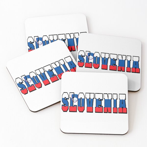 Item preview, Slovenia Country Flag Typography designed and sold by TravelWish.