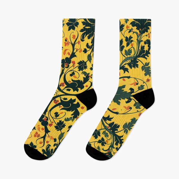 Item preview, Yellow Floral 10 (inspired by William Morris) designed and sold by MerkintileEXG.