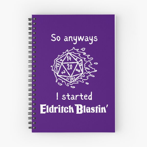 Item preview, Started Eldritch Blasting DnD Warlock designed and sold by Ellie Forder Condon.