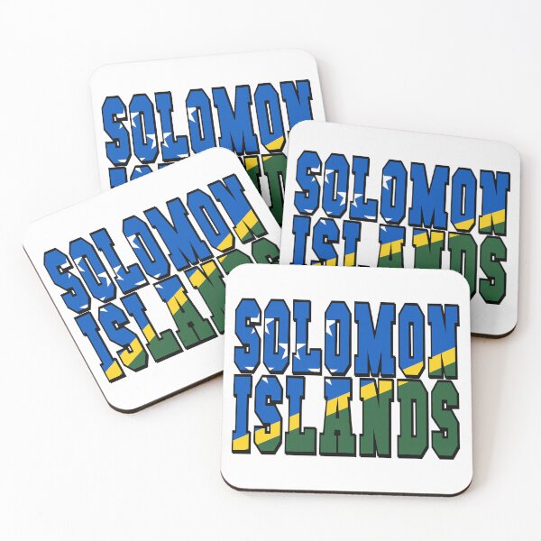 Item preview, Solomon Islands Country Flag Typography designed and sold by TravelWish.