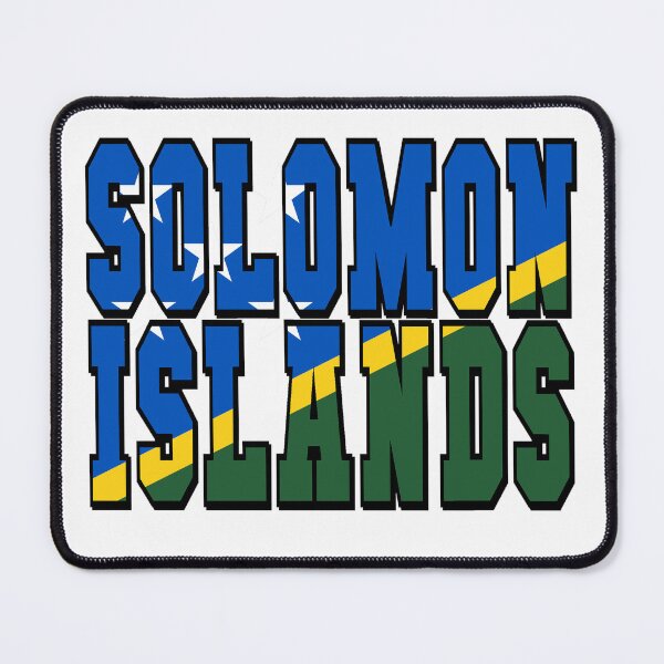 Item preview, Solomon Islands Country Flag Typography designed and sold by TravelWish.