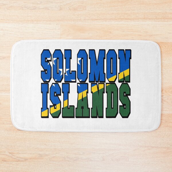 Item preview, Solomon Islands Country Flag Typography designed and sold by TravelWish.