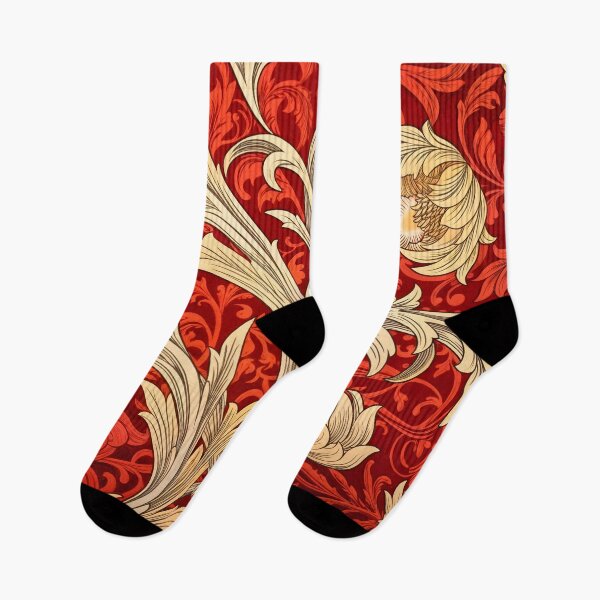 Item preview, Red Floral 03 (inspired by William Morris) designed and sold by MerkintileEXG.