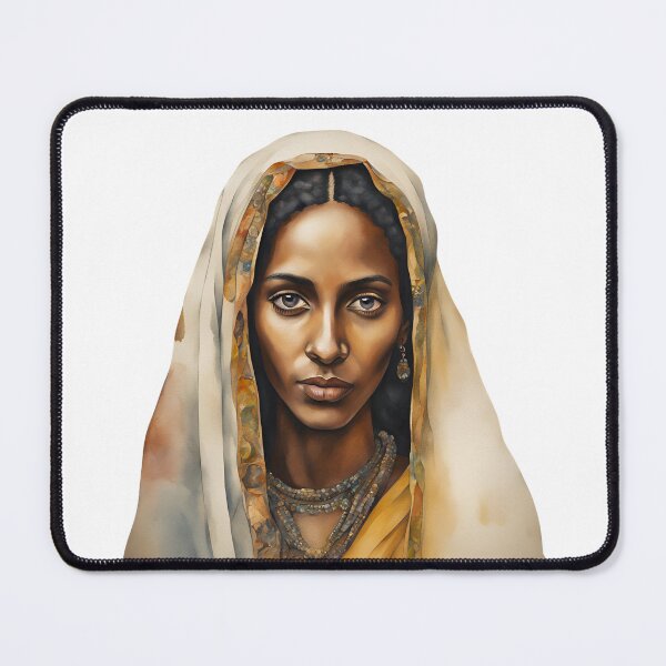 Item preview, Eritrean Watercolor Art, Eritrean Woman, African Style, Eritrea designed and sold by SRLND.