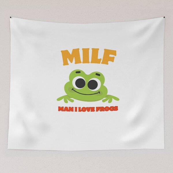 Item preview, Retro MILF Frog Shirt – Funny Froggy Design designed and sold by Colorful-Garden.