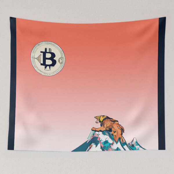 Item preview, Bitcoin to the Moon designed and sold by Eso-Genesis.