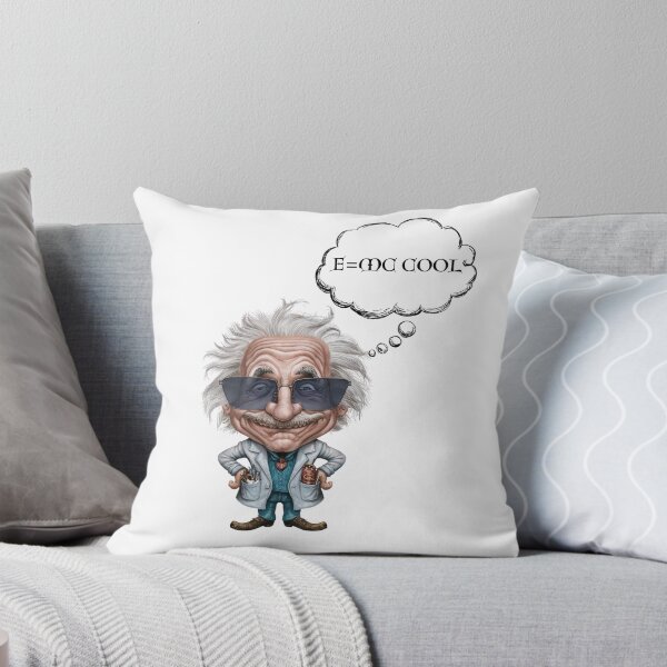 Item preview, Funny Einstein Caricature Design with "E=mc² Cool" Formula - Science Geek Gift designed and sold by StyleFused.
