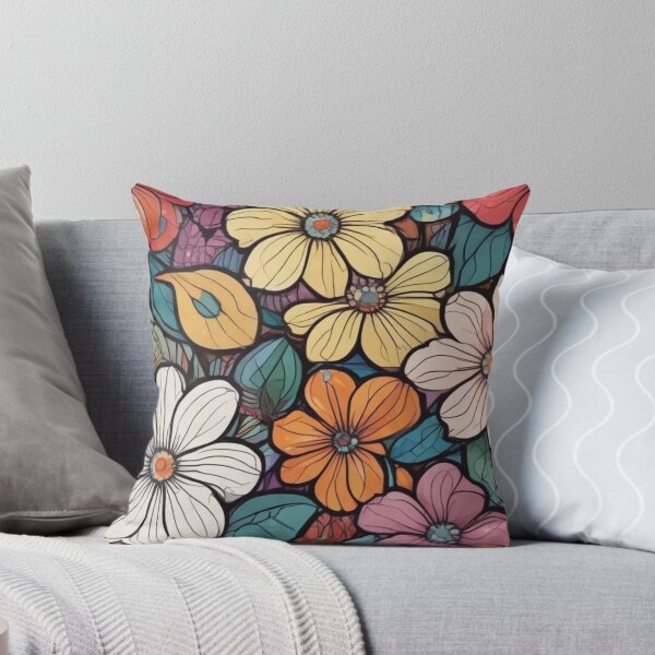 Item preview, Modern flower pattern designed and sold by GasconyPassion.
