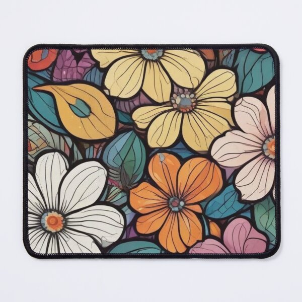 Item preview, Modern flower pattern designed and sold by GasconyPassion.