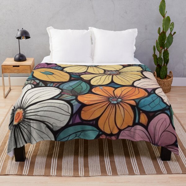 Item preview, Modern flower pattern designed and sold by GasconyPassion.