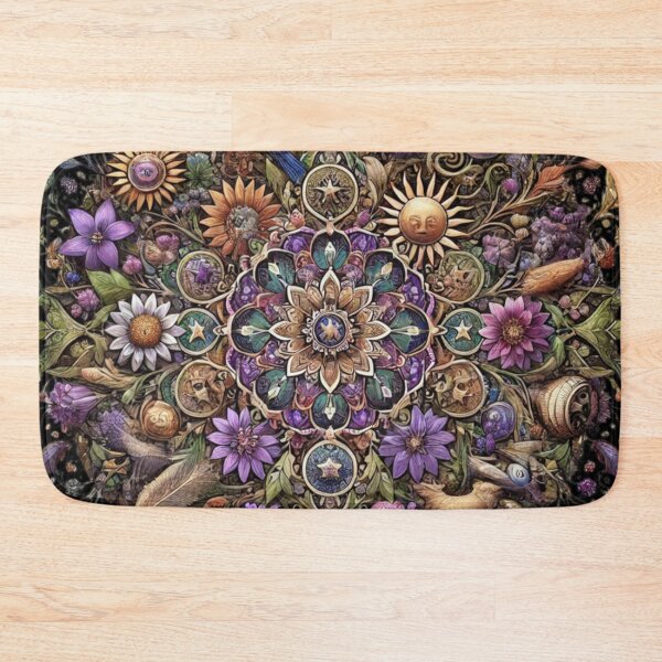 Item preview, Celestial Garden: Nature's Mandala designed and sold by TeslaSt0re.