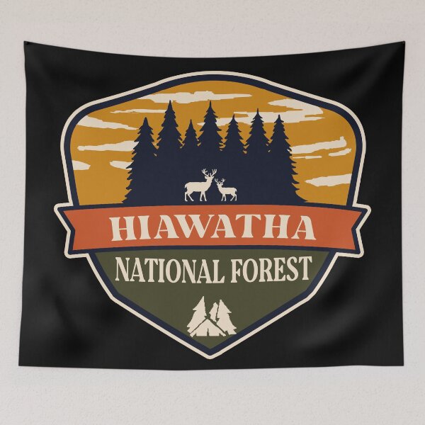 Item preview, Hiawatha National Forest designed and sold by graphic-map.