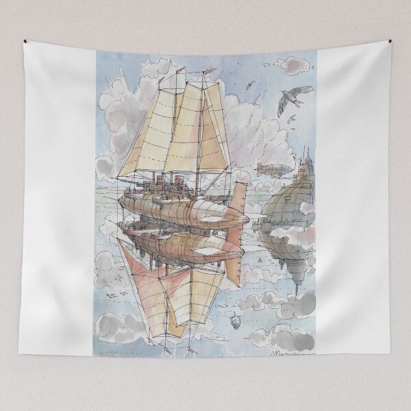 Item preview, Il Veliero Volante e la Citta' Mongolfiera designed and sold by Luca  Massone.
