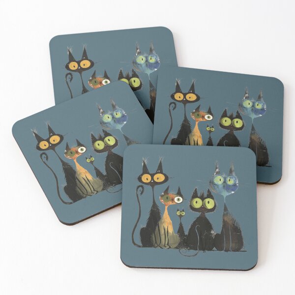 Item preview, Nocturnal Feline Assembly designed and sold by MOVALENDA.