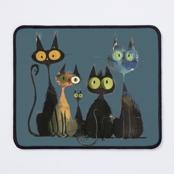 Item preview, Nocturnal Feline Assembly designed and sold by MOVALENDA.
