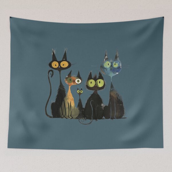 Item preview, Nocturnal Feline Assembly designed and sold by MOVALENDA.