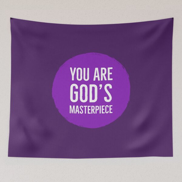 Item preview, You are God's Masterpiece,Bible Verse ,Christian Gospel Quotes, Inspirational  Christian Woman Design designed and sold by mattlee20.