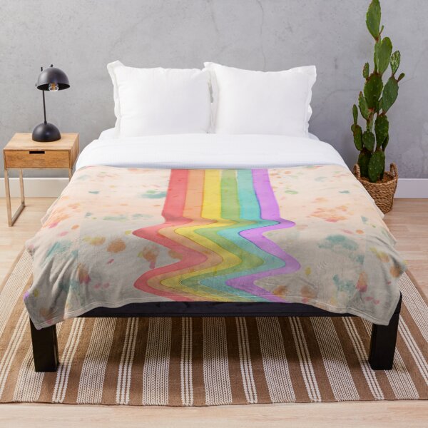 Item preview, Watercolor Rainbow Road designed and sold by AdriaCaps Art & Design.