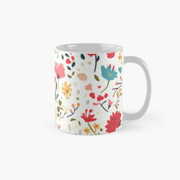Item preview, seamless pattern featuring whimsical watercolor florals designed and sold by DMay-art.