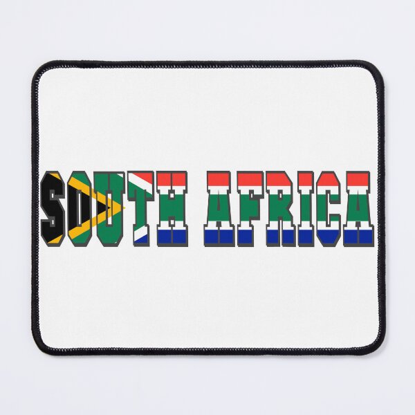 Item preview, South Africa Country Flag Typography designed and sold by TravelWish.