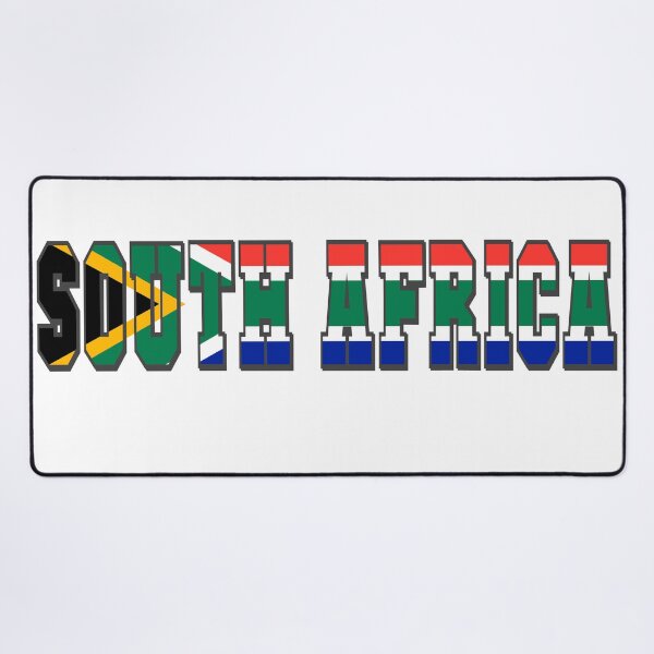 Item preview, South Africa Country Flag Typography designed and sold by TravelWish.