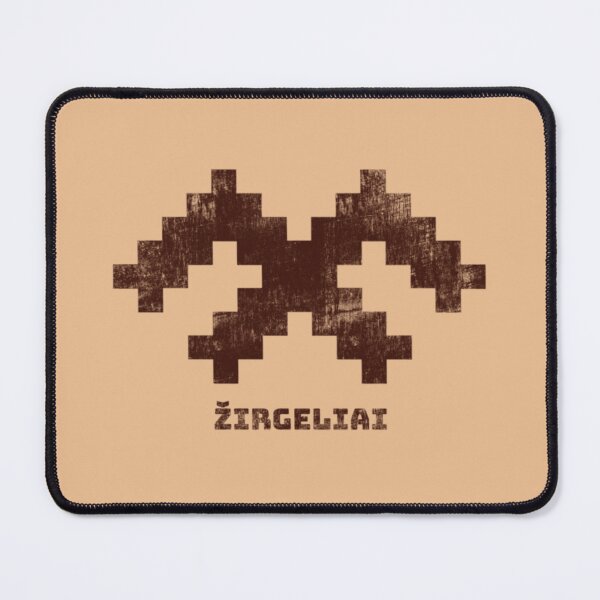 Item preview, Žirgeliai Pixelate Sign Lithuanian Symbol Retro Grunge designed and sold by Lelijo.