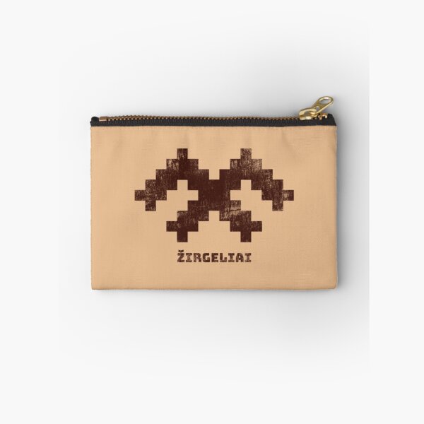 Item preview, Žirgeliai Pixelate Sign Lithuanian Symbol Retro Grunge designed and sold by Lelijo.