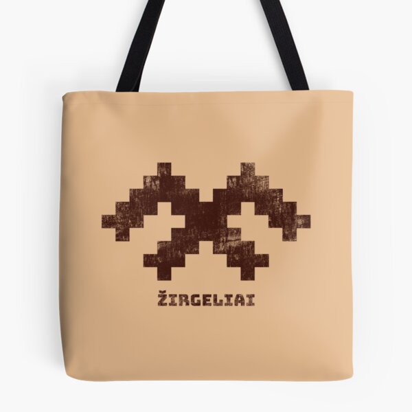 Item preview, Žirgeliai Pixelate Sign Lithuanian Symbol Retro Grunge designed and sold by Lelijo.