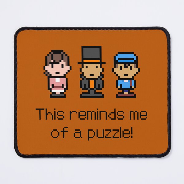Item preview, Professor Layton Pixel Sprites Puzzle designed and sold by Ellie Forder Condon.