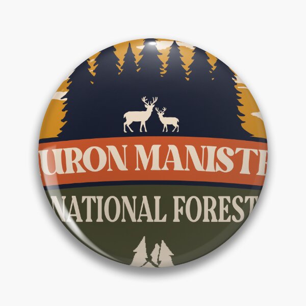 Item preview, Huron Manistee National Forest designed and sold by graphic-map.