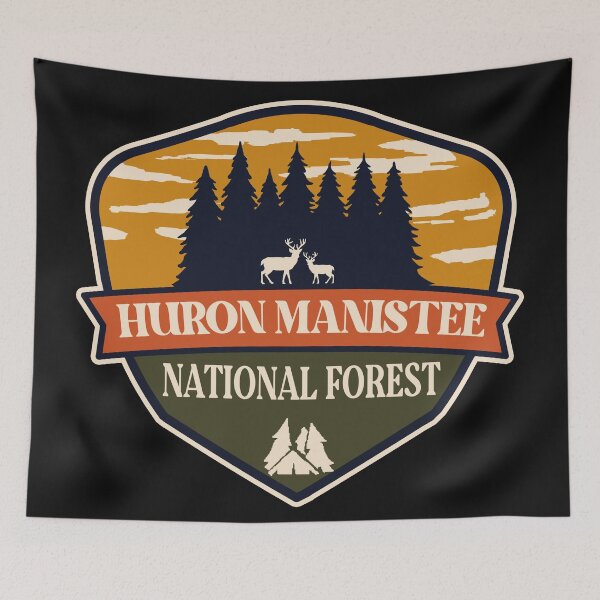 Item preview, Huron Manistee National Forest designed and sold by graphic-map.