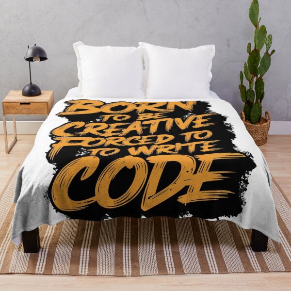 Item preview, Born to be creative forced to write code designed and sold by Uday24.