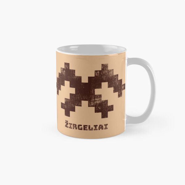 Item preview, Žirgeliai Pixelate Sign Lithuanian Symbol Retro Grunge designed and sold by Lelijo.