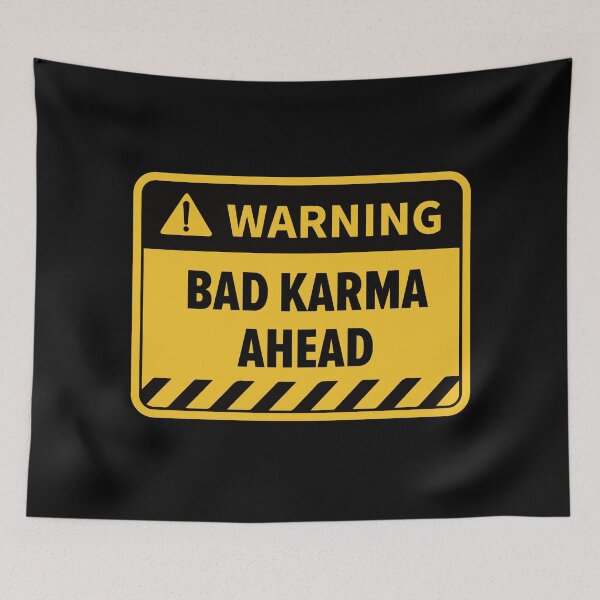 Item preview, Funny Warning: Bad Karma Ahead designed and sold by Rott515.
