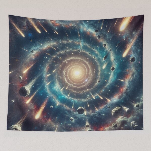 Item preview, Celestial Ballet Of Comets And Asteroids. designed and sold by IrsathThaslima.