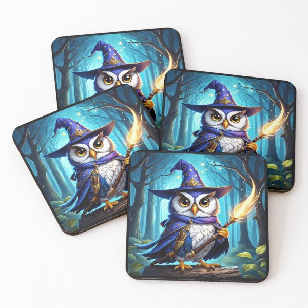 Item preview, Cool Wizard Owl Art designed and sold by Planetporridge.