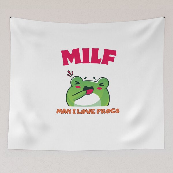 Item preview, Retro MILF Frog Shirt – Funny Froggy Design designed and sold by Colorful-Garden.