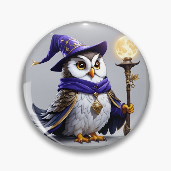 Item preview, Fun Wizard Owl Art designed and sold by Planetporridge.