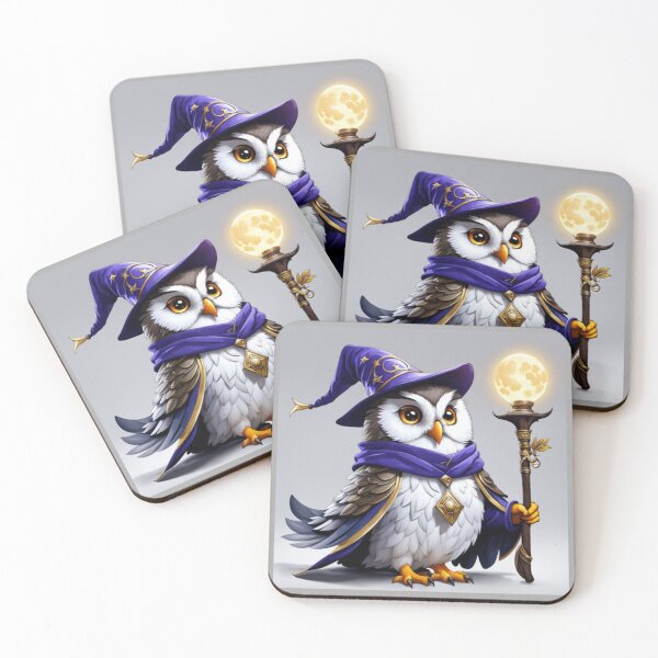 Item preview, Fun Wizard Owl Art designed and sold by Planetporridge.