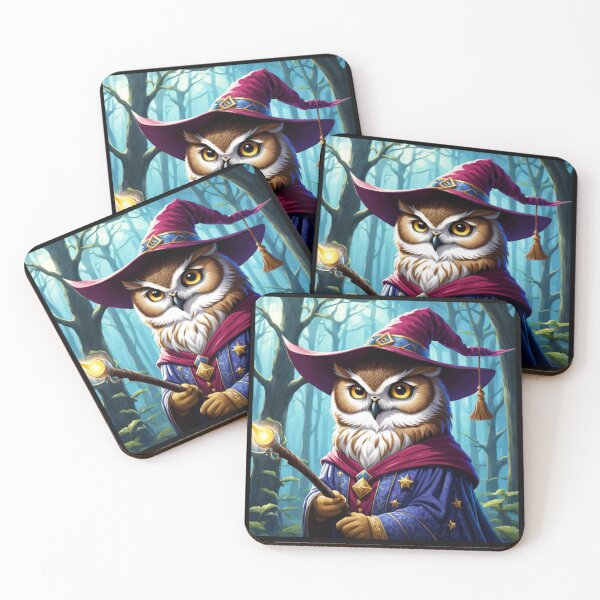 Item preview, Kids Wizard Owl Art designed and sold by Planetporridge.