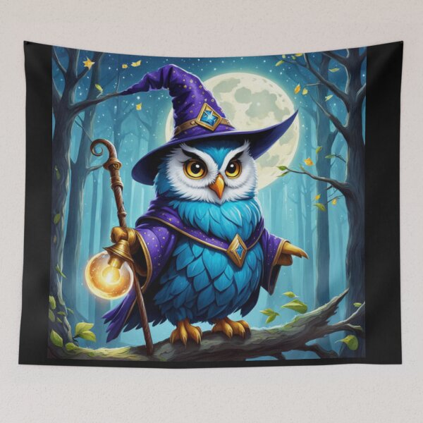 Item preview, Amazing Wizard Owl Art designed and sold by Planetporridge.