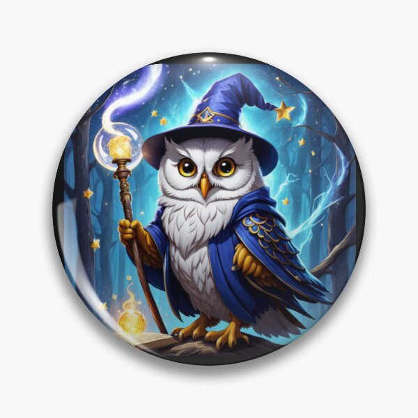Item preview, Cool Wizard Owl designed and sold by Planetporridge.