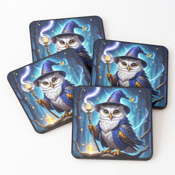 Item preview, Cool Wizard Owl designed and sold by Planetporridge.
