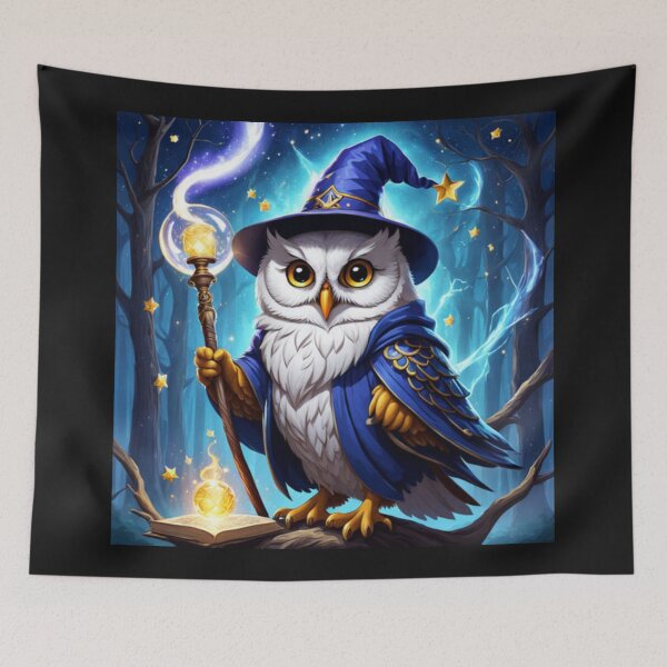 Item preview, Cool Wizard Owl designed and sold by Planetporridge.