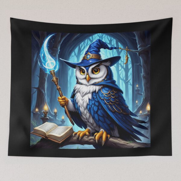 Item preview, Beautiful Wizard Owl Art designed and sold by Planetporridge.