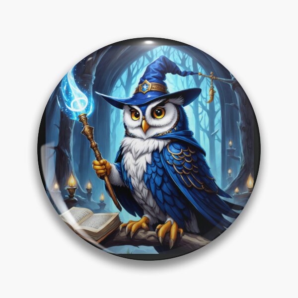 Item preview, Beautiful Wizard Owl Art designed and sold by Planetporridge.
