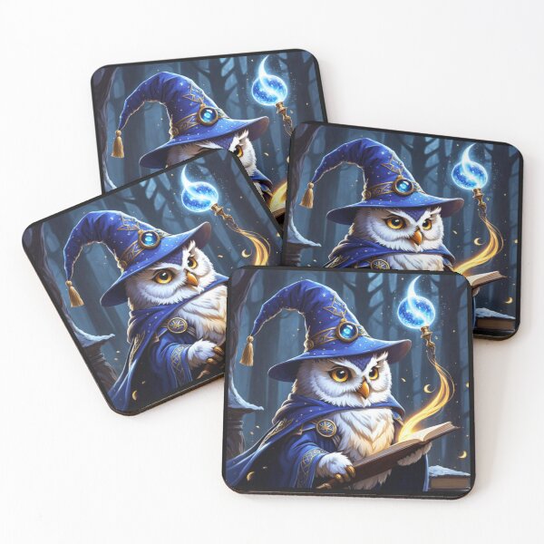 Item preview, Magic Wizard Owl Art designed and sold by Planetporridge.