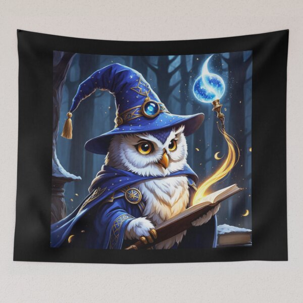 Item preview, Magic Wizard Owl Art designed and sold by Planetporridge.