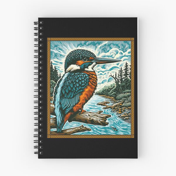 Aperçu de l'œuvre Le Martin-Pêcheur créée et vendue par Designermight.