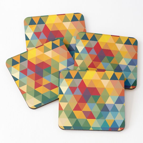 Item preview, Colored triangles / designed and sold by Yolanda Cañardo Galve.